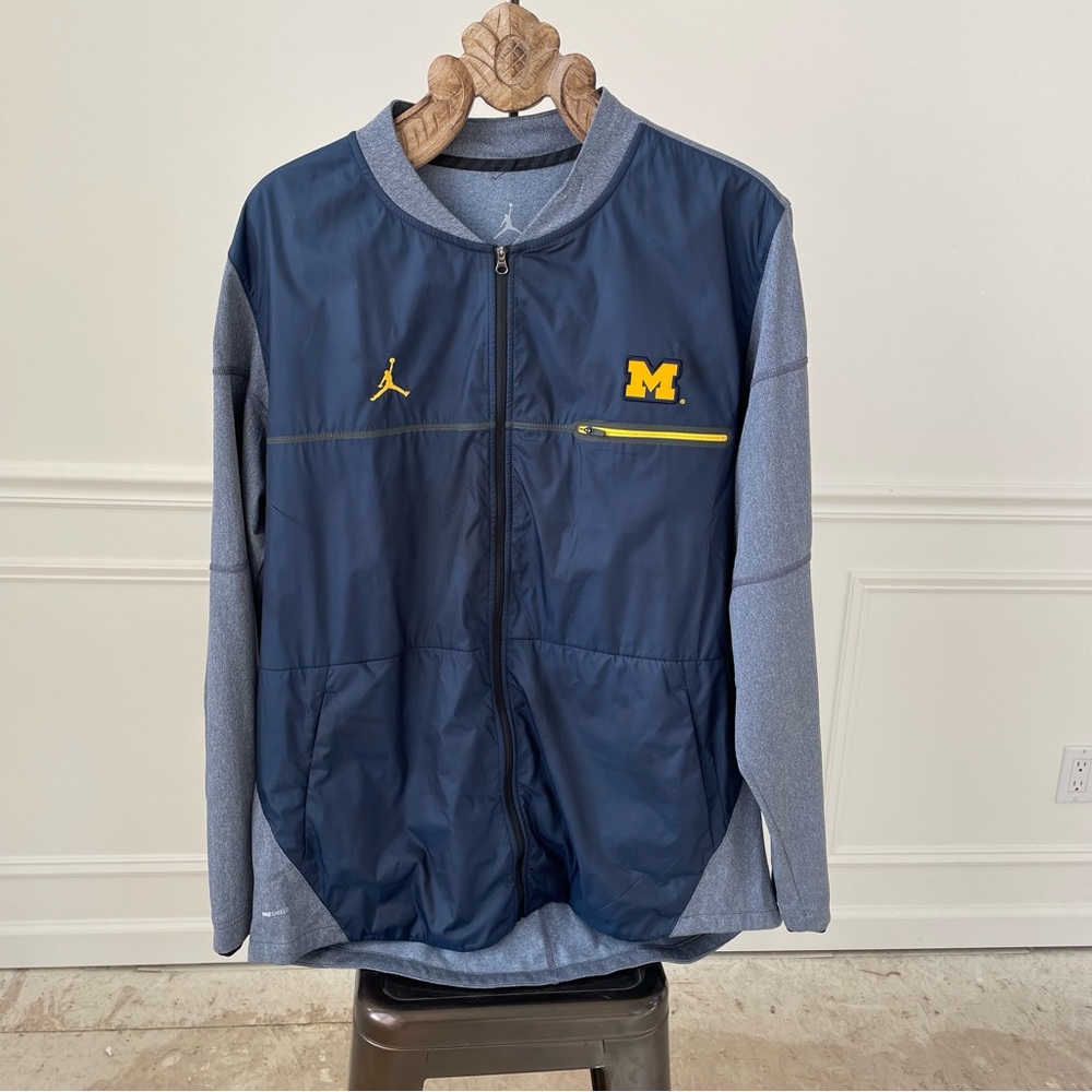Nike Jumpman Men's Michigan Wolverines Elite Hybrid Jacket XL - Picture 3 of 8